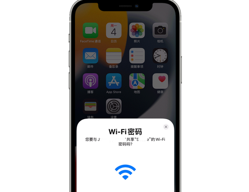扶绥苹果15维修店分享iPhone15如何共享Wi-Fi密码 