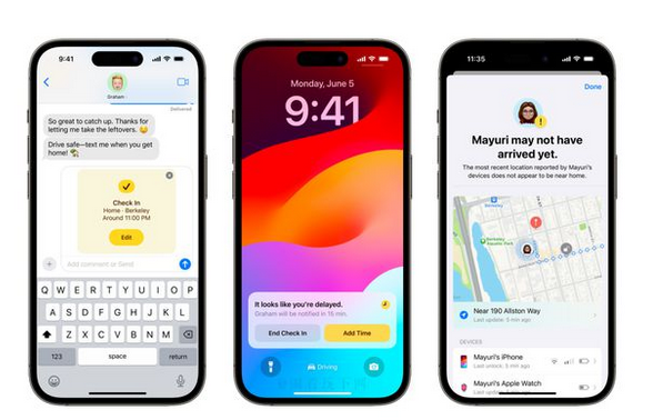 扶绥苹果维修站分享如何在iPhone上使用平安确认功能 