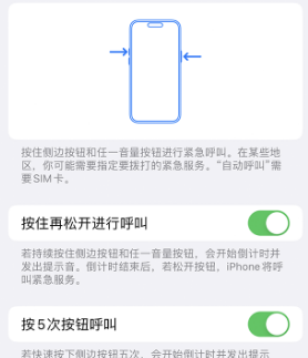 扶绥苹果14维修站分享iPhone14如何使用SOS紧急联络 